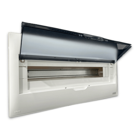 ตู้คอนซูมเมอร์ใส่เบรกเกอร์ 20 ช่อง ABB PSC120 Consumer Unit IEC IP40 Plastic Box & Cover_1